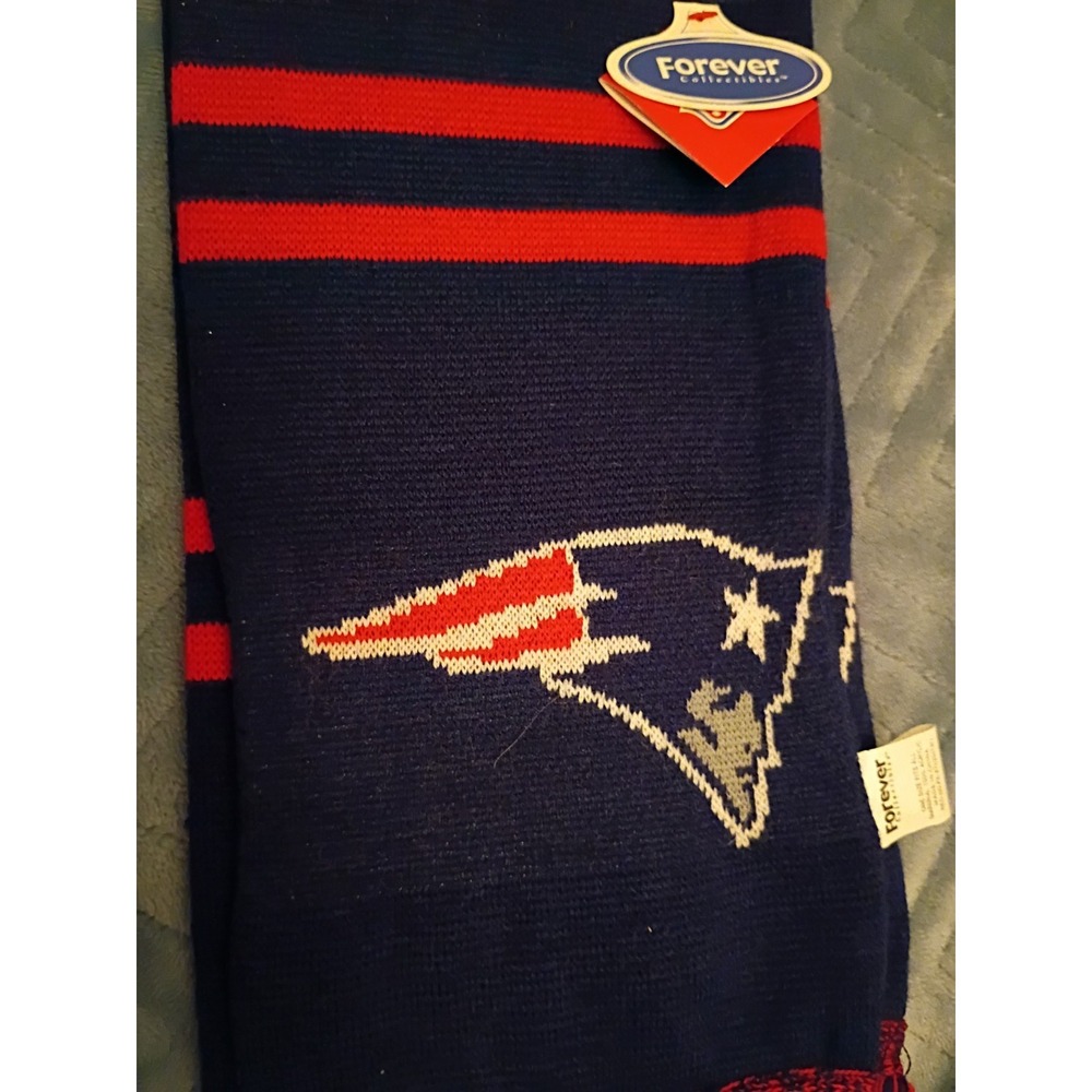 New Forever Collectibles New England Patriots Licensed Scarf - Picture 7 of 7